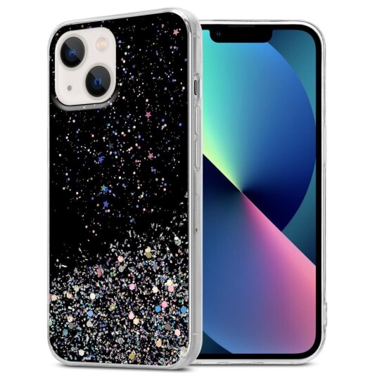 Cadorabo Deksel Til Apple Iphone 13 Med Glitrende Glitter Cadorabo Deksel Til Apple Iphone 13 Med Glitrende Glitter