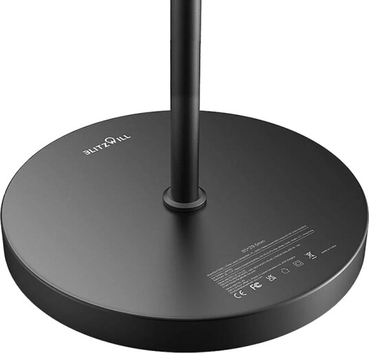 BlitzWolf Dobbel Gulvlampe med Fjernkontroll 36W Svart BlitzWolf Dobbel Gulvlampe med Fjernkontroll 36W Svart