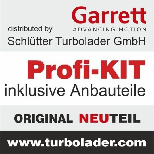 Turbolader SCHLÜTTER TURBOLADER 166-01119