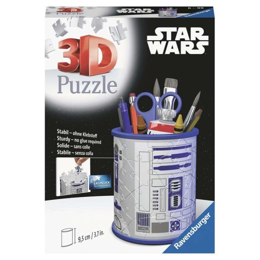Ravensburger 3D Star Wars R2D2 Pencil Cup 54p 3D Puslespill