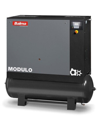 Balma Skruekompressor Modulo I E 18, 10 Bar, 500 L, Inverter Med Kjøletørke Balma Skruekompressor Modulo I E 18, 10 Bar, 500 L, Inverter Med Kjøletørke