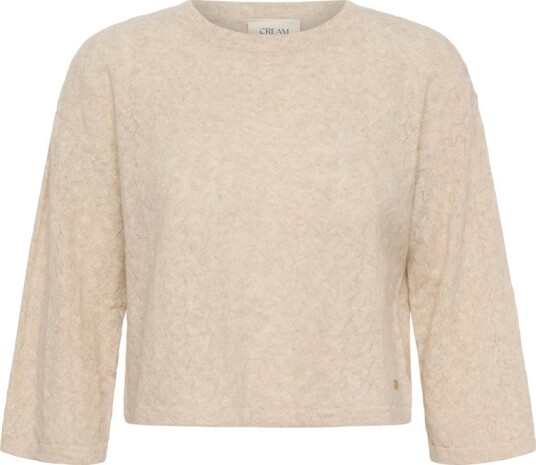 Cream Dame Strikkevarer Beige XS,