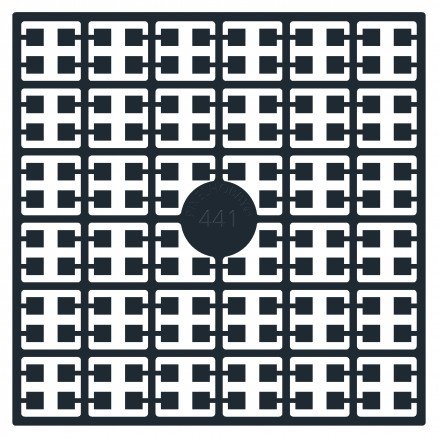 Pixelhobby Midi Perler 441 Svart 2x2mm 140 pixels
