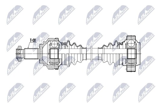 Nty Drivaksel NTY NPW BM 207 Nty Drivaksel NTY NPW BM 207