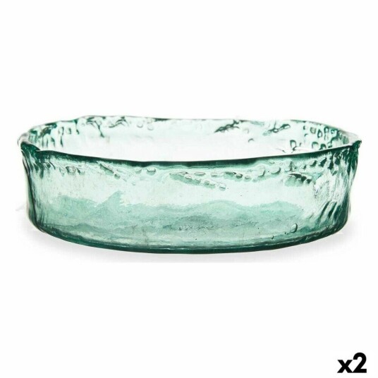 Gift Decor Bordduk Krystall Gjennomsiktig 30 X 8 X 30 Cm (2 Enheter)