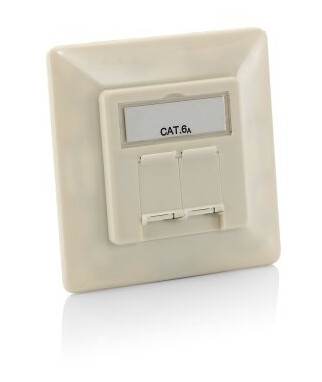 Utstyr 125775 Rj-45 6A -10 60 °C Hvit Polykarbonat Pc 80 Mm