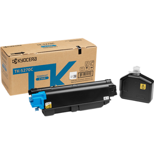 Kyocera TK-5270 C lasertoner - 1T02TVCNL0 Original - Cyan 6000 sider