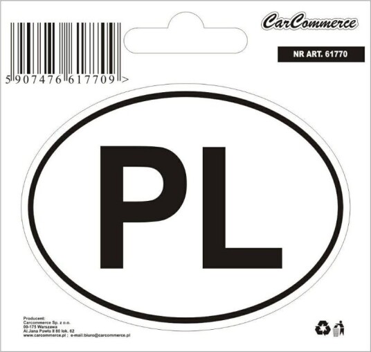 CARCOMMERCE 61770 Klistremerke