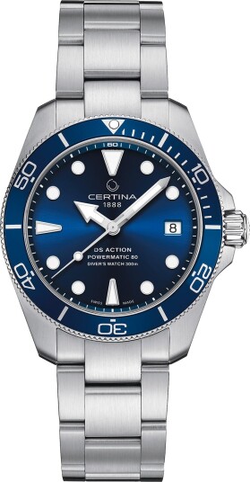 Certina DS Action Diver Powermatic 80 C0328071104100 - Herre - 38 mm - Analog - Automatisk - Safirglass