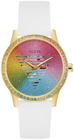Guess Herreklokke GW0589L1 Unity Flerfarget/Gummi Ø40 mm
