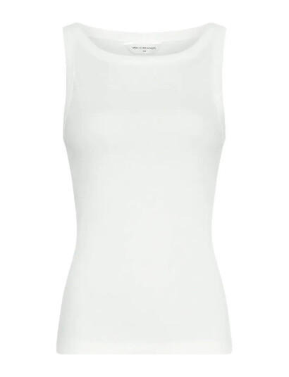 MSCH Copenhagen Mschgubbe Rasmia Sl Top - White - XS/S MSCH Copenhagen Mschgubbe Rasmia Sl Top - White - XS/S