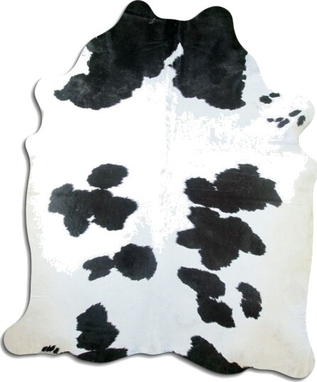 Kuskinn Svart/hvit 1428 Størrelse: 240 x 210 cm