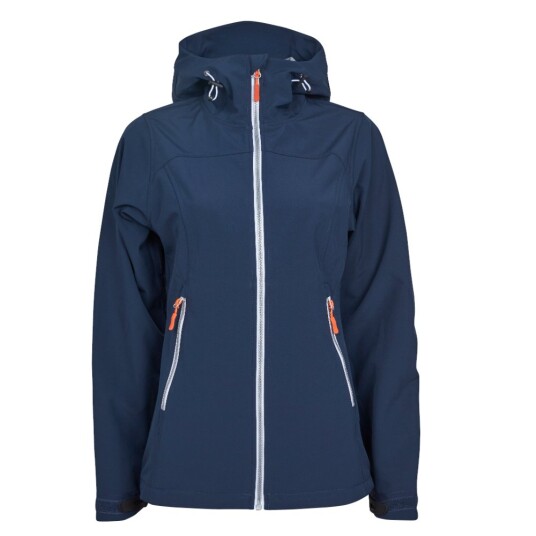 Tracker 7087 Active Softshell-jakke for kvinner, marineblå, 1 stk, STK-708705 L