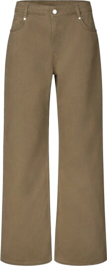 STINE GOYA 2453 Double Rinse Denim Baggy Fit   Khaki green   27