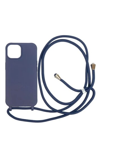 Mobile Origin Lanyard Case - blue - iPhone 15
