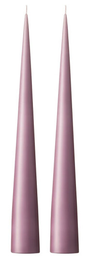 Ester & Erik kjeglelys 37 cm 2-stk. matt Muted mauve 42