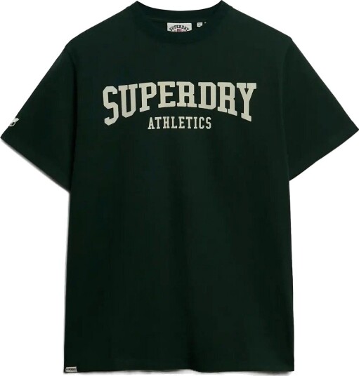 Superdry Ath Ess Oversized Tshirt ENAMEL GREEN 12