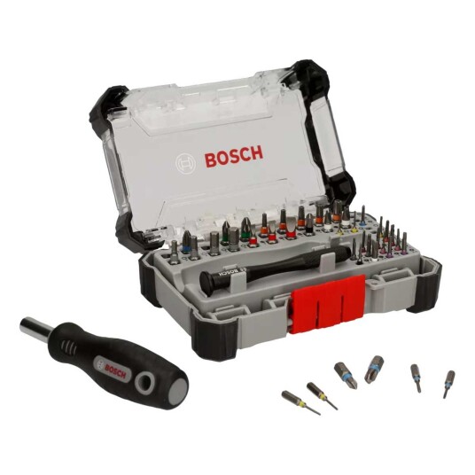 Bosch 42 Delt Precision Bitsett Håndverktøy til Skrutrekkere Bosch 42 Delt Precision Bitsett Håndverktøy til Skrutrekkere