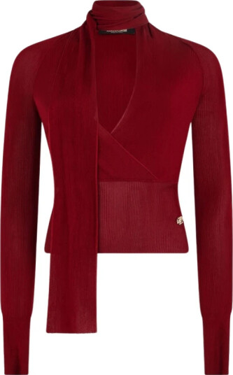 Roberto Cavalli Dame Strikkevarer Rød S, Roberto Cavalli Dame Strikkevarer Rød S,