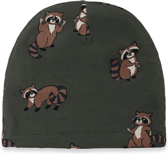 Lindex Beanie Jersey W Fleece Lining Khaki green 5 7