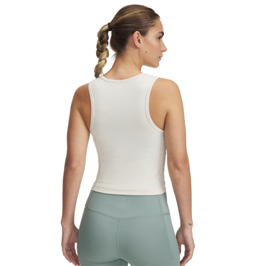 Under Armour Seamless Singlet Beige Grå Large