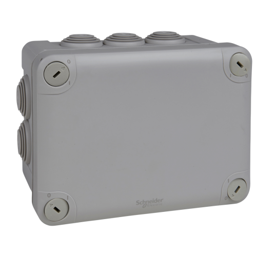 Schneider Electric ENN05007 Koblingsboks grå skrulokk 150 x 105 x 80 mm Installasjonsmaterial