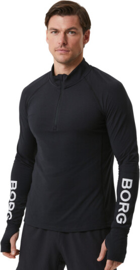 Bj?rn Borg Borg Midlayer Half Zip Herre Black Beauty S