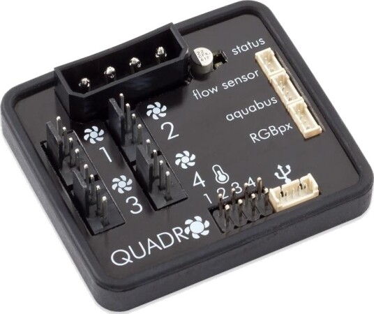 AQUA COMPUTER QUADRO Lüftersteuerung für PWM-Lüfter AQUA COMPUTER QUADRO Lüftersteuerung für PWM-Lüfter
