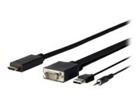 VivoLink Pro - HDMI-kabel - HDMI hann til USB, HD-15 (VGA), mini-phone stereo 3.5 mm hann - 3 m