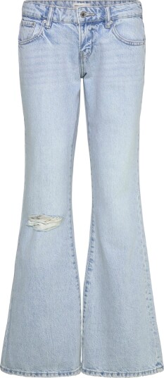 Gina Tricot Low Full Length Flare Jeans Blue 38 Gina Tricot Low Full Length Flare Jeans Blue 38