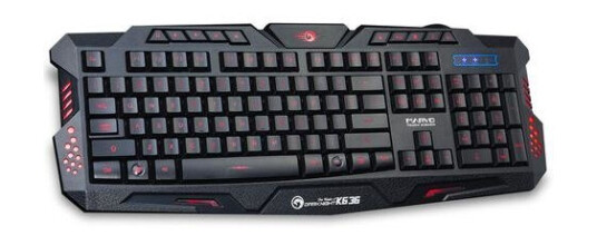 Marvo K636, Koblet Med Ledninger (Ikke Trådløs), Usb, Membrannøkkelbryter, Qwerty, Led, Sort Marvo K636, Koblet Med Ledninger (Ikke Trådløs), Usb, Membrannøkkelbryter, Qwerty, Led, Sort