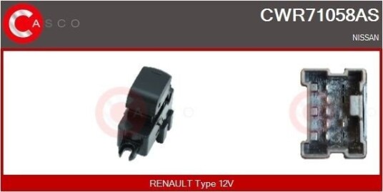 Bryter vindusheis CASCO CWR71058AS