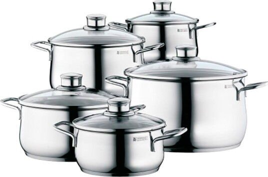 WMF Diadem Plus Grytesett med lokk   10 deler