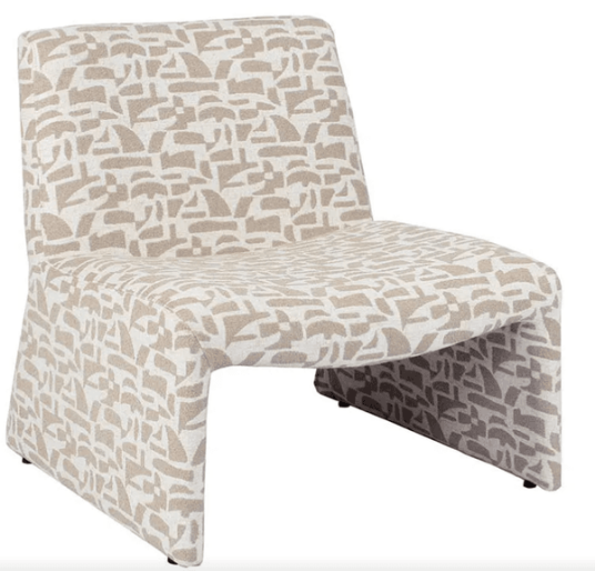 Trend Collection Georgia Lenestol Mønstret Sand Trend Collection Georgia Lenestol Mønstret Sand