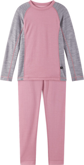 Reima Taitoa ull/bambus sett til barn pink 130 130