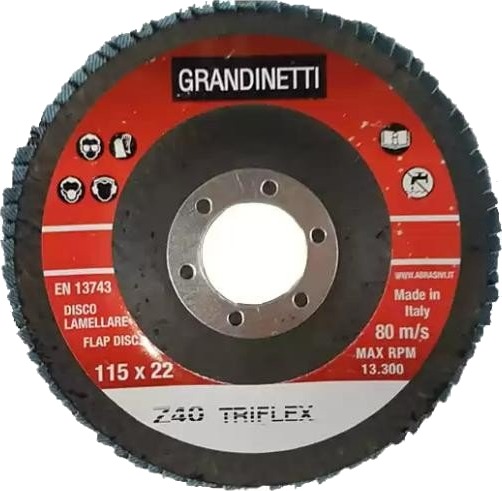 Grandinetti L115Z040TFC Slipeskive, vinkelsliper Grandinetti L115Z040TFC Slipeskive, vinkelsliper
