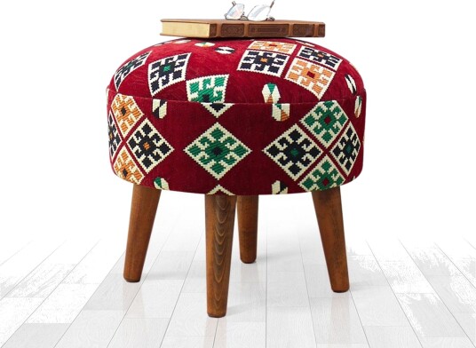 Tarrytown Sittepuff 46 cm Rød/Grønn