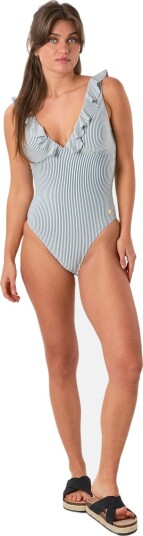 Seaside Seersucker Swimsuit W