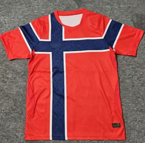 Norges landslagsdrakt 2026 Hjemmedrakt for menn og kvinner Fotballdrakt tilgjengelig i alle størrelser