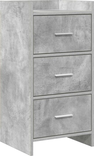  Serviesskap Betonggrå 40 x 36 x 80 cm Konstruert tre