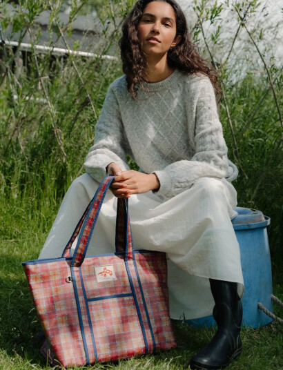 Becksöndergaard Checky Coated Aubrey Bag - Pink - ONE SIZE Becksöndergaard Checky Coated Aubrey Bag - Pink - ONE SIZE