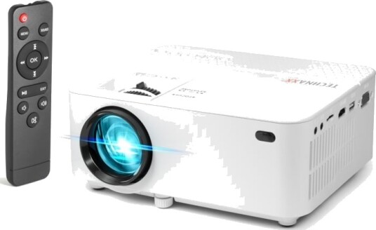 Technaxx Mini FullHD LED Beamer TX-113 - LCD-projektor - portabel - 1800 lumen - 800 x 480 - 5:3