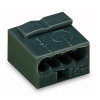 Wago Serie 243 4-Leder Micro-Klemme Svart 100stk Wago Serie 243 4-Leder Micro-Klemme Svart 100stk