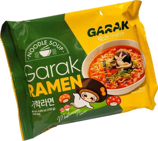 GARAK Mushroom Flavor Ramen 130 gram (Korea Import) SALG! ALT 30-70% 9015652