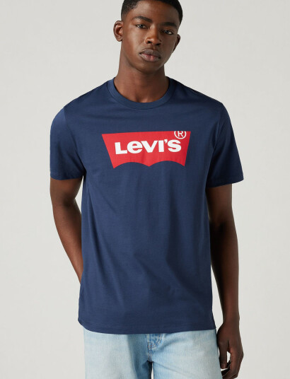 Levi"s® Graphic Setin Neck Hm Graphic - Navy - XXL
