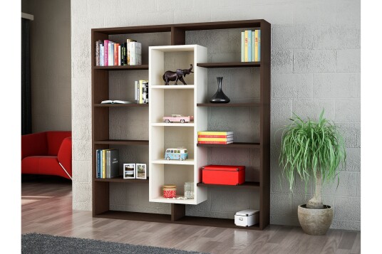 Bokhylle Stephare Brun/Beige