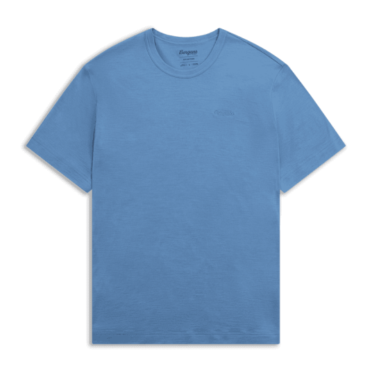 Bergans Of Norway Bergans Logo Merino Tee Men Elemental Blue XXL XXL