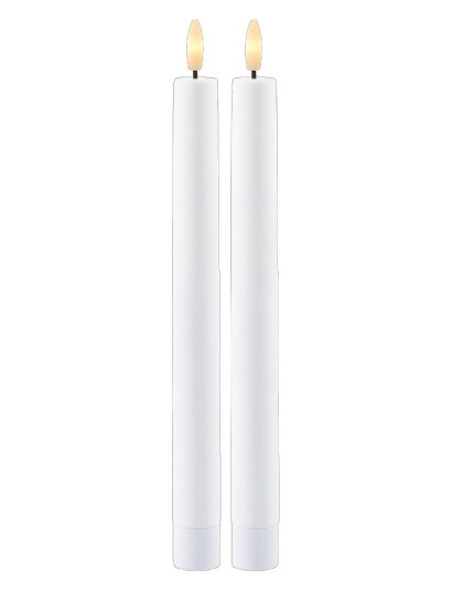 Sirius Home Sille Genopladelig Krone 2 Stk Sæt - White - ONE SIZE