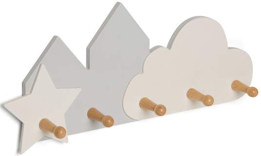 Cloudberry Castle Clouds & Stars Krokbrett Gray Cloudberry Castle Clouds & Stars Krokbrett Gray