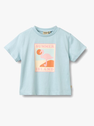 Wheat Mirsa T skjorte Summer Sky 128 Wheat Mirsa T skjorte Summer Sky 128